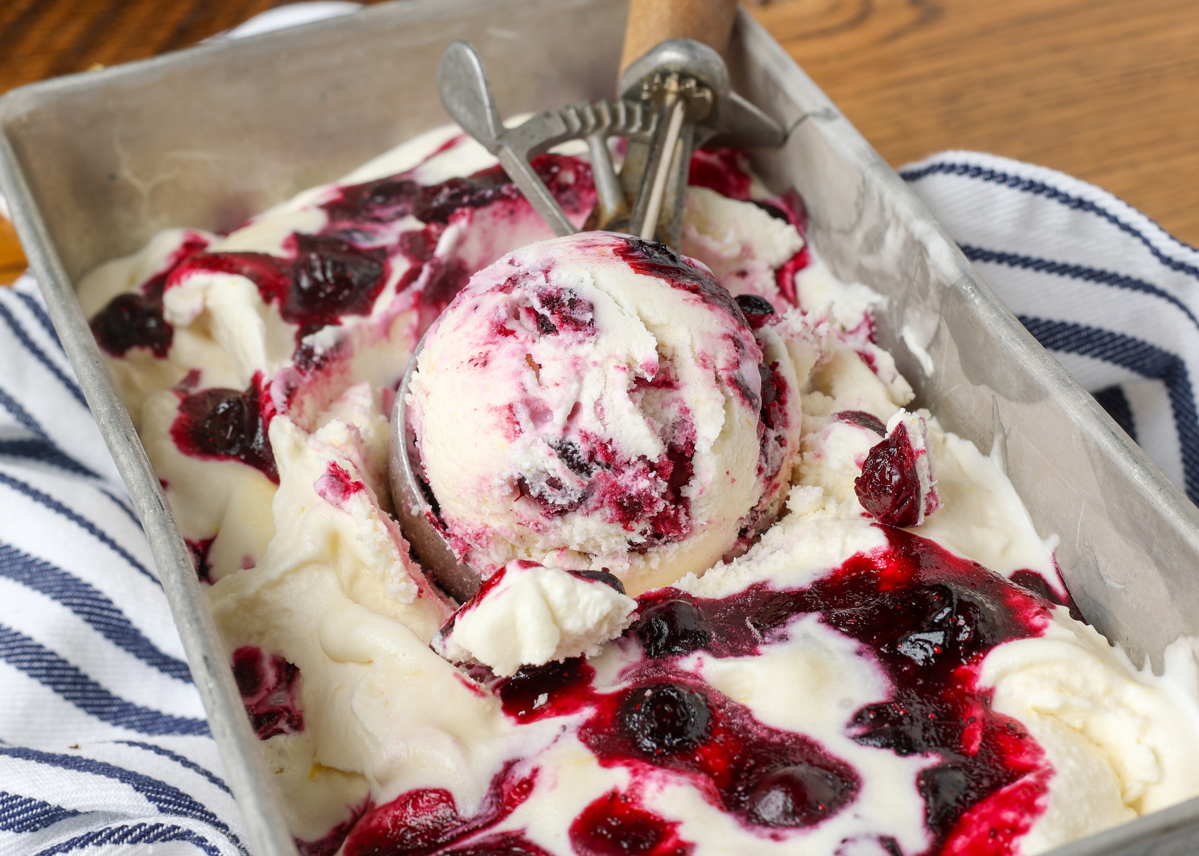 Creamy Lemon Blueberry Ice Cream Swirl: A Refreshing Recipe