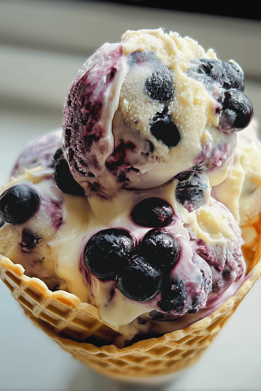 Simple Steps for Irresistible Lemon Blueberry Ice Cream Swirl